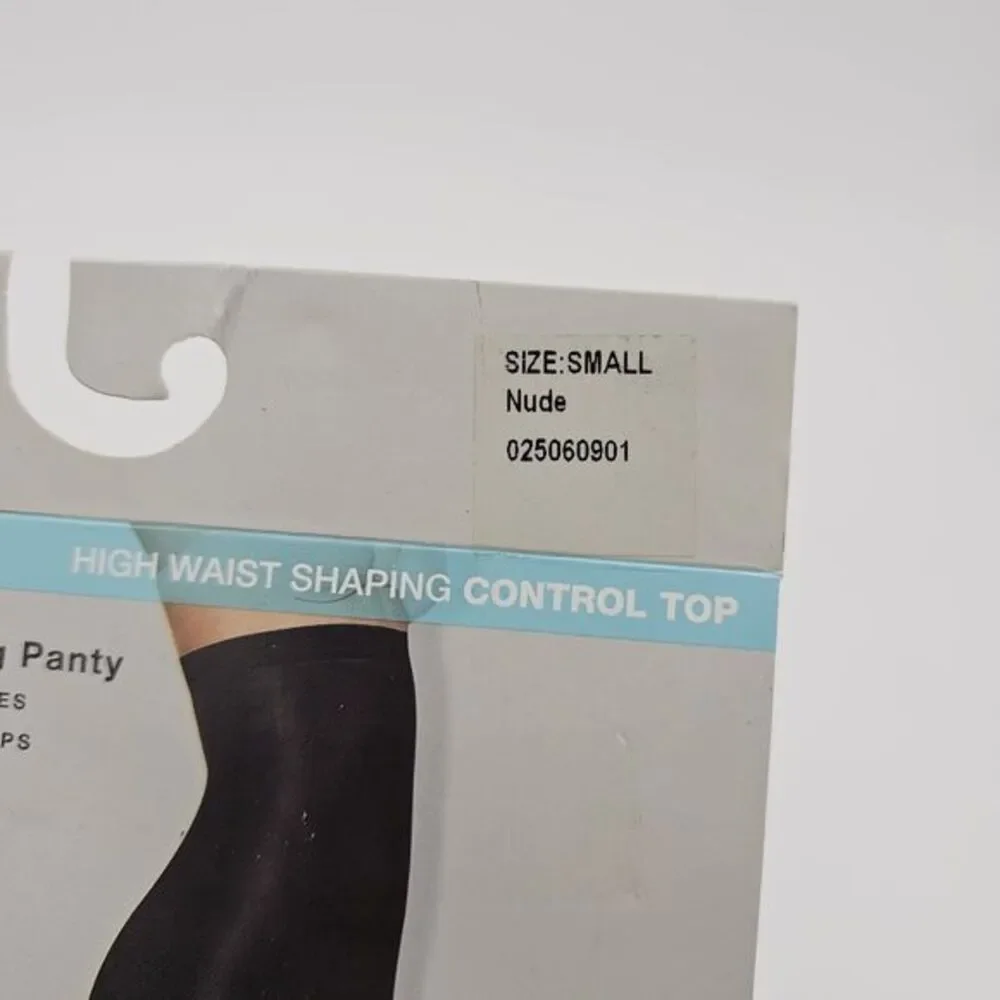 2- Beige Small Pantyhose Hanes‎ Solutions High Waist Silky Sheer Control Top